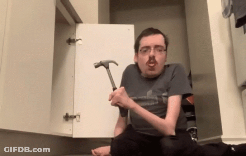 Yeet Hammer Fixing GIF