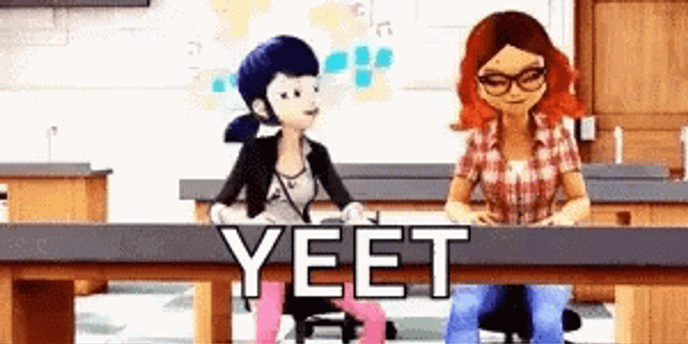 Yeet Hug Miraculous Ladybug GIF