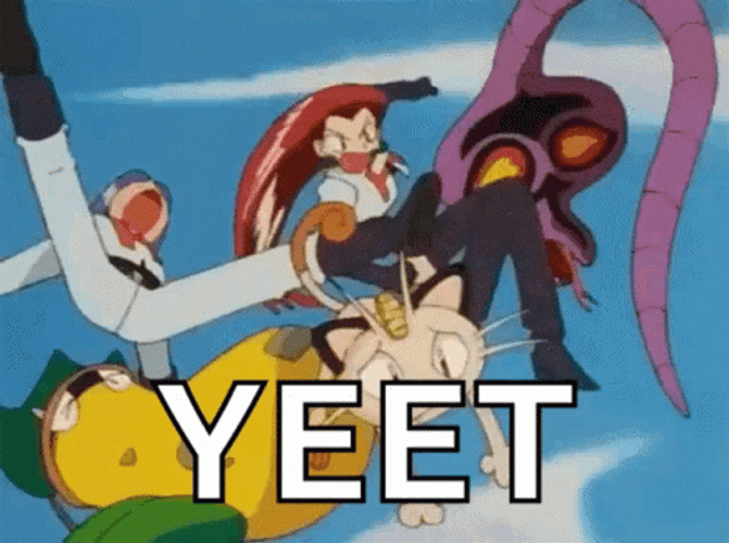 Yeet Pokemon Team Rocket GIF