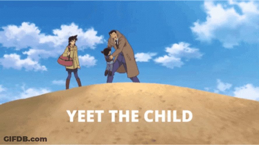 Yeet The Child Detective Conan GIF