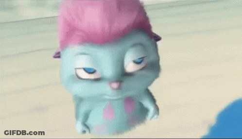 Yeet Word On Shelf With Toys GIF