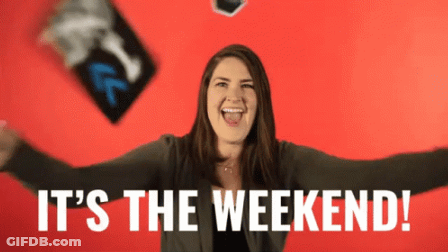 Yehey It's The Weekend GIF