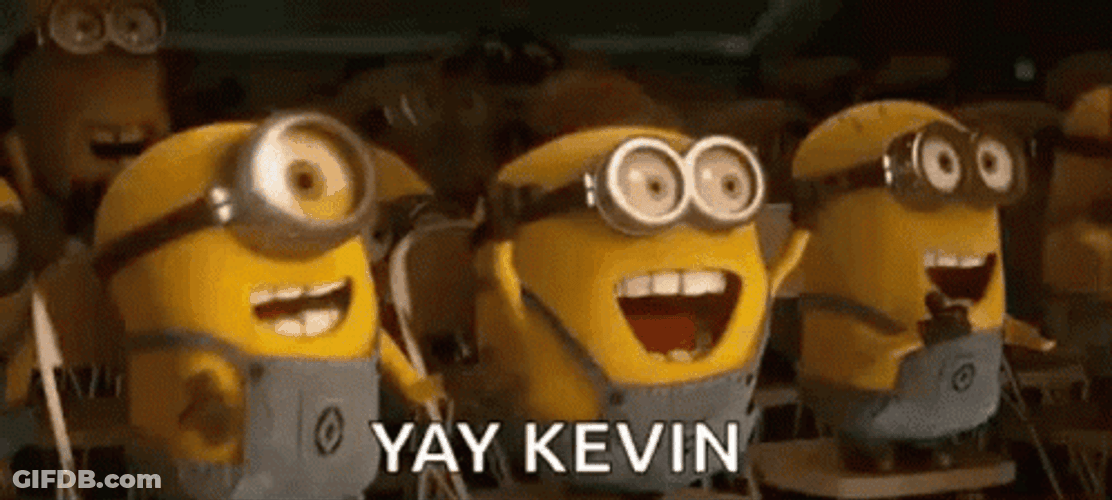 Yehey Kevin Minions Celebrating GIF