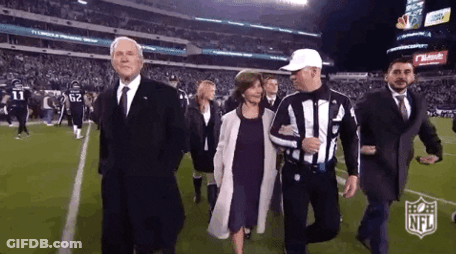 Yell George Bush Shoe GIF