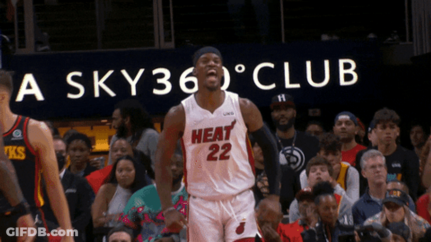 Yelling Jimmy Butler GIF