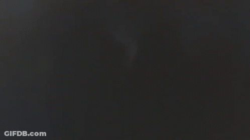 Yellow Airplane Flying With Smoke GIF
