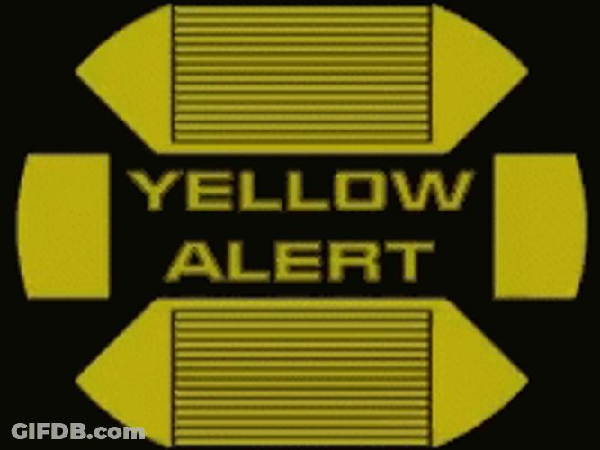 Yellow Alert Warning GIF
