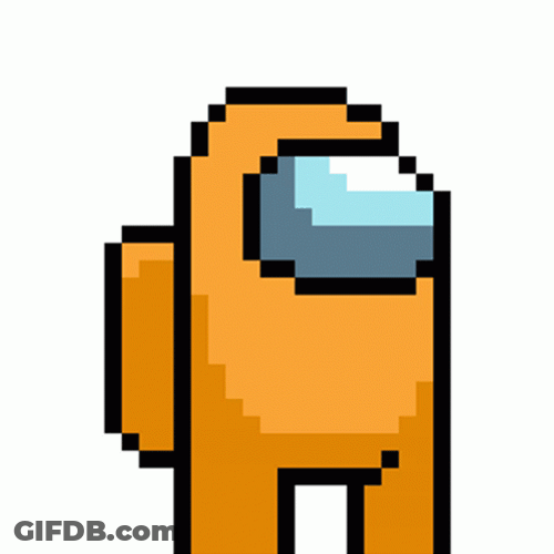 Yellow Among Us Forward Backward Dance GIF