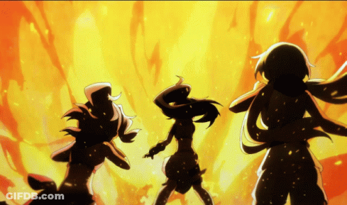 Yellow And Black Flag Waving GIF