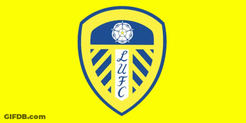 Yellow And Blue Leeds United FC Logo GIF