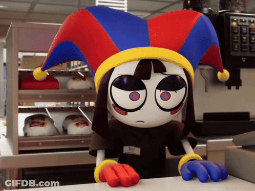 Yellow And Blue Text Saying Fx Mpled GIF