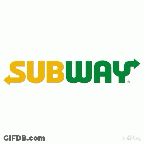 Yellow And Green Subway Logos GIF