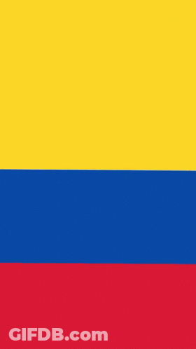 Yellow And Red Background With Wave GIF