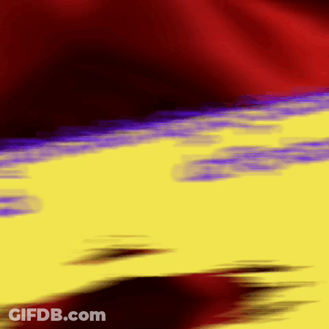 Yellow And Red Blurred Background GIF