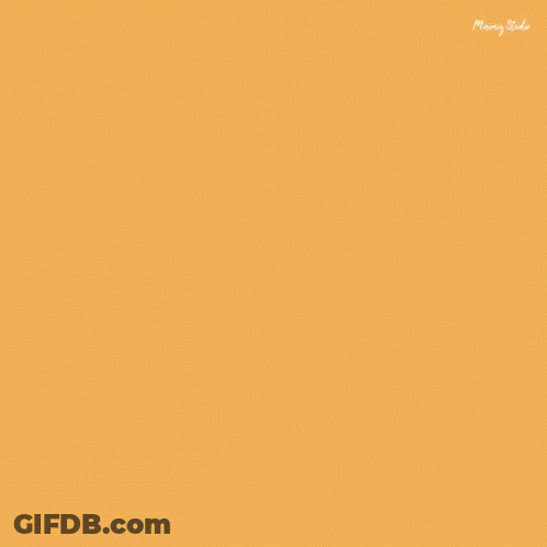 Yellow Background Saying Pop GIF