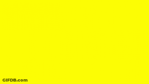 Yellow Background With Black Letters FETCH GIF
