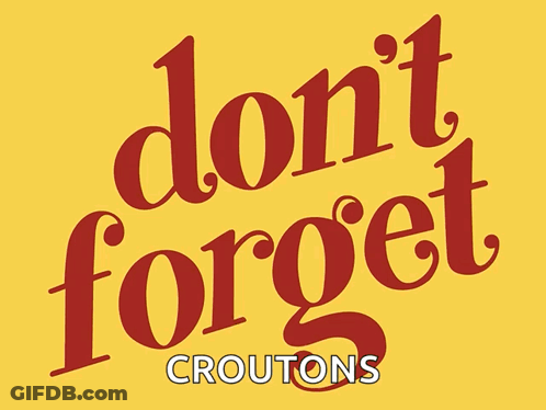 Yellow Background With Black Text Don't Forget GIF