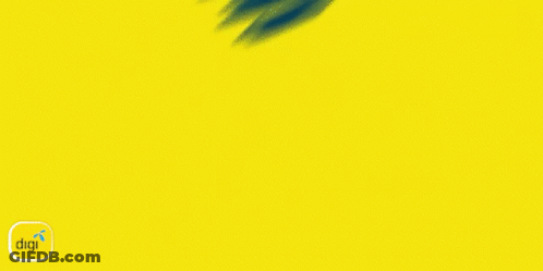 Yellow Background With Blue Word Goal GIF