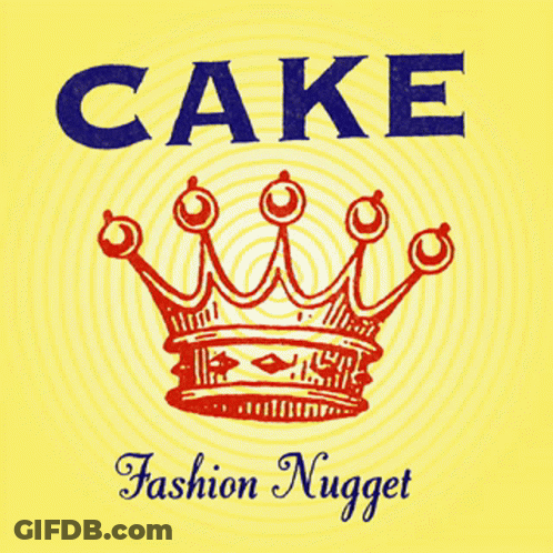 Yellow Background With Crown And Fashion Nugget GIF