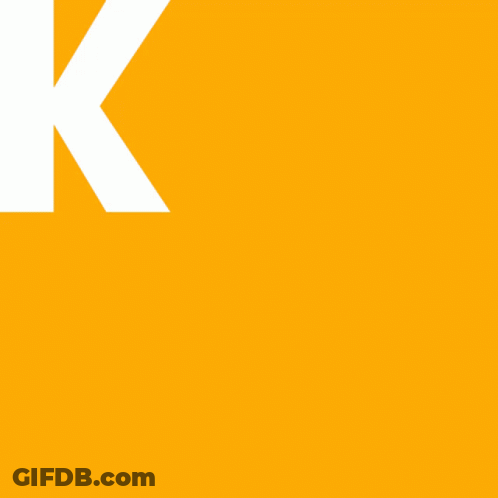 Yellow Background With White Kn Gs GIF