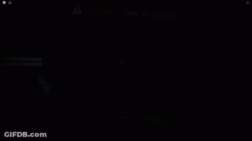 Yellow Bear With Red And Blue Wires Coming Out Of Eyes GIF