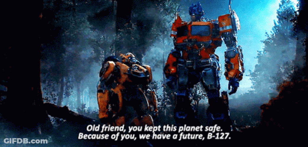 Yellow Bumblebee Kept This Planet Safe GIF