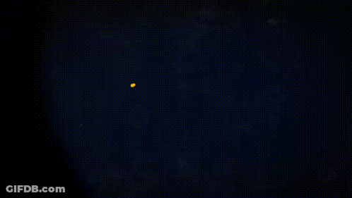 Yellow California On Dark Blue Background GIF