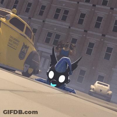 Yellow Car Saying Carlsbad Taxi Service GIF