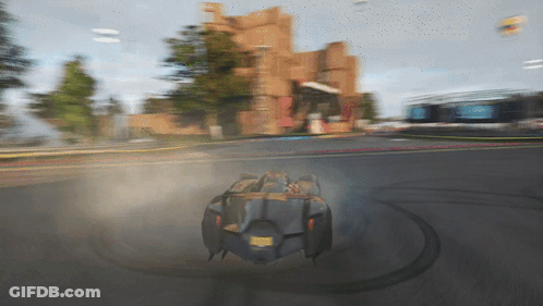 Yellow Car With License Plate AEC GIF