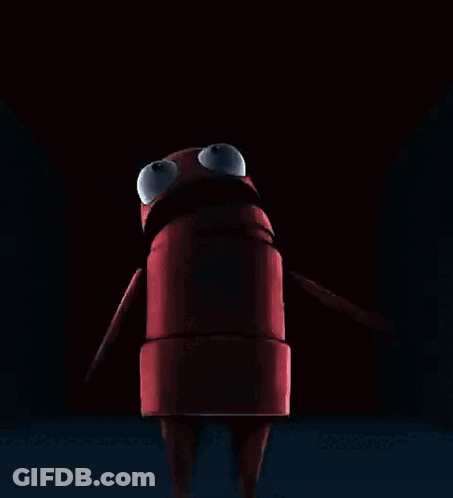 Yellow Cartoon Character With White Ball GIF
