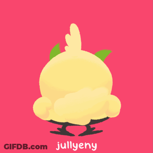 Yellow Chicken Jullyeny GIF