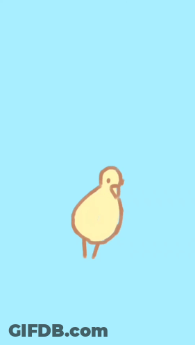 Yellow Chicken Shirmy GIF