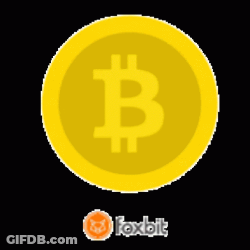 Yellow Coin With Letter B GIF