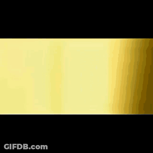 Yellow Curtain Close Up On Black Background GIF