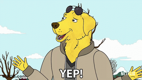 Yellow Dog In Sunglasses And Hoodie Saying Yep GIF