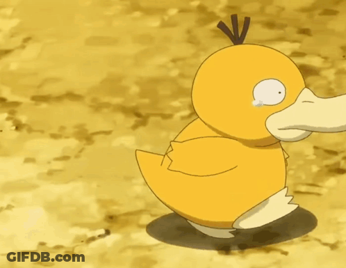 Yellow Duck Hugging Pikachu GIF
