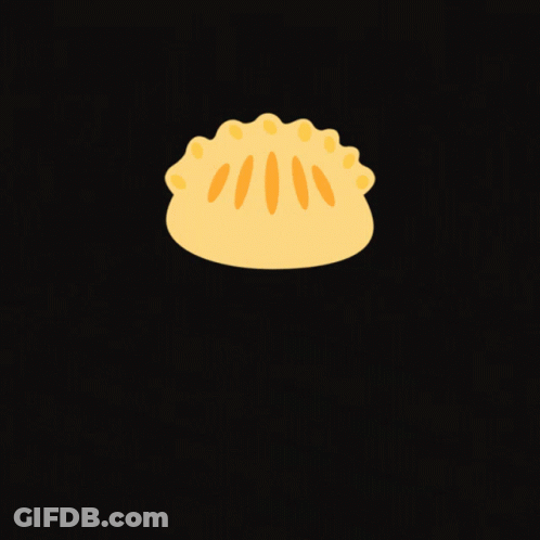 Yellow Dumpling Logo GIF