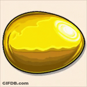 Yellow Egg Cartoon Drawing GIF