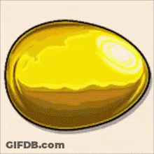 Yellow Egg Cartoon Drawing GIF