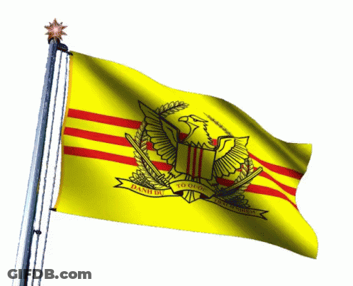 Yellow Flag With Eagle Hanh Du To Quoc GIF
