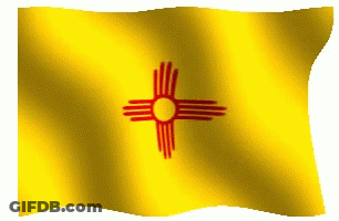 Yellow Flag With Red Cross Waving GIF