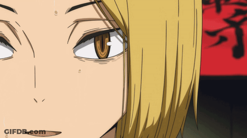 Yellow Hair Face Close Up GIF