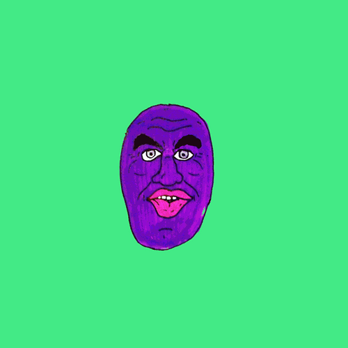 Yellow Hair Growing Loop Animation GIF