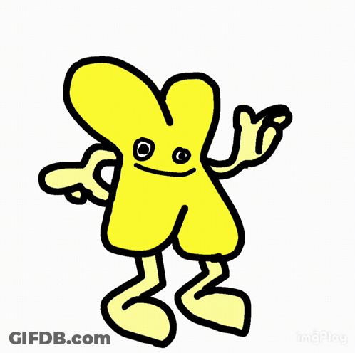 Yellow Heart With Arms And Legs GIF