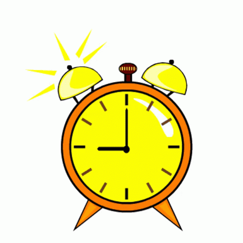 Yellow Moving Timer Animation GIF