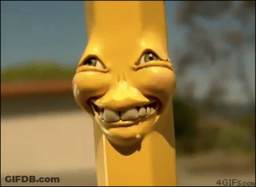 Yellow Pencil With Smiling Face GIF