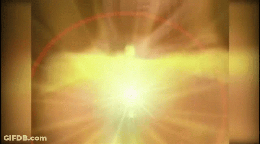 Yellow Power Ranger Transformation GIF