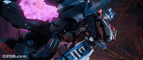 Yellow Robot With Blue Eyes And Black Body GIF