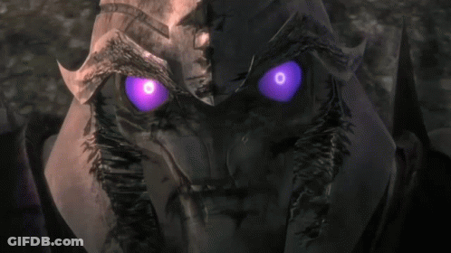 Yellow Robot With Horns Saying Hub GIF