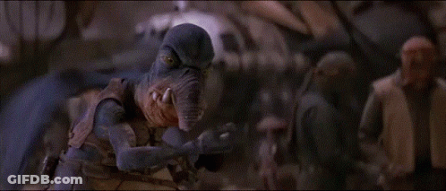 Yellow Robot With Pink Eye And Red Nose GIF
